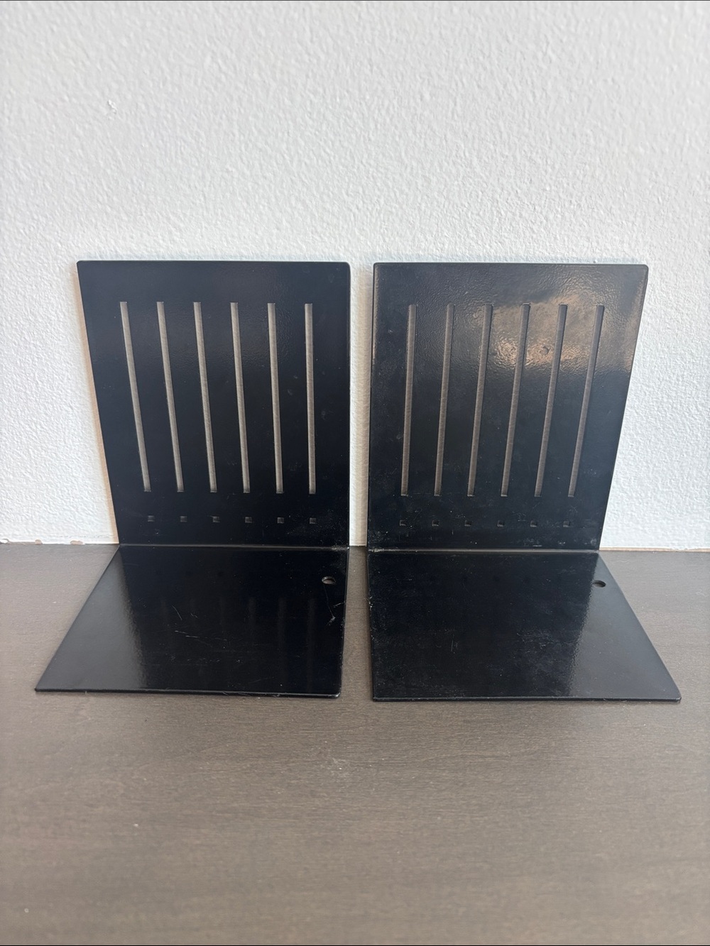 Vintage MCM BlackSpectrum Division Design Bookends